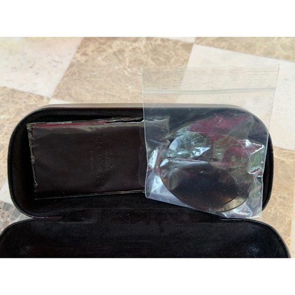 Coach Aviator Sunglasses Women 58mm Gold HC 7128 Brown Gradient Lenses main image 5